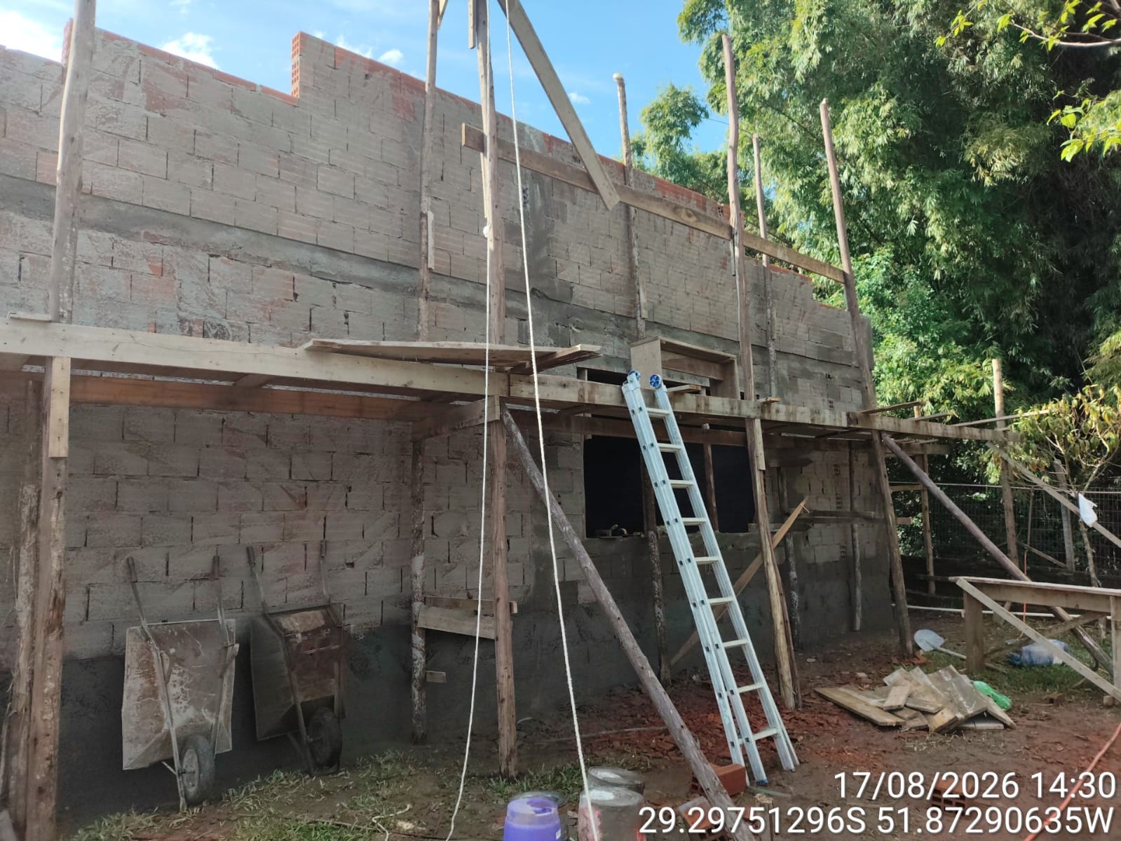 Foto da obra Ampliação e reforma da EMEI Arco Íris