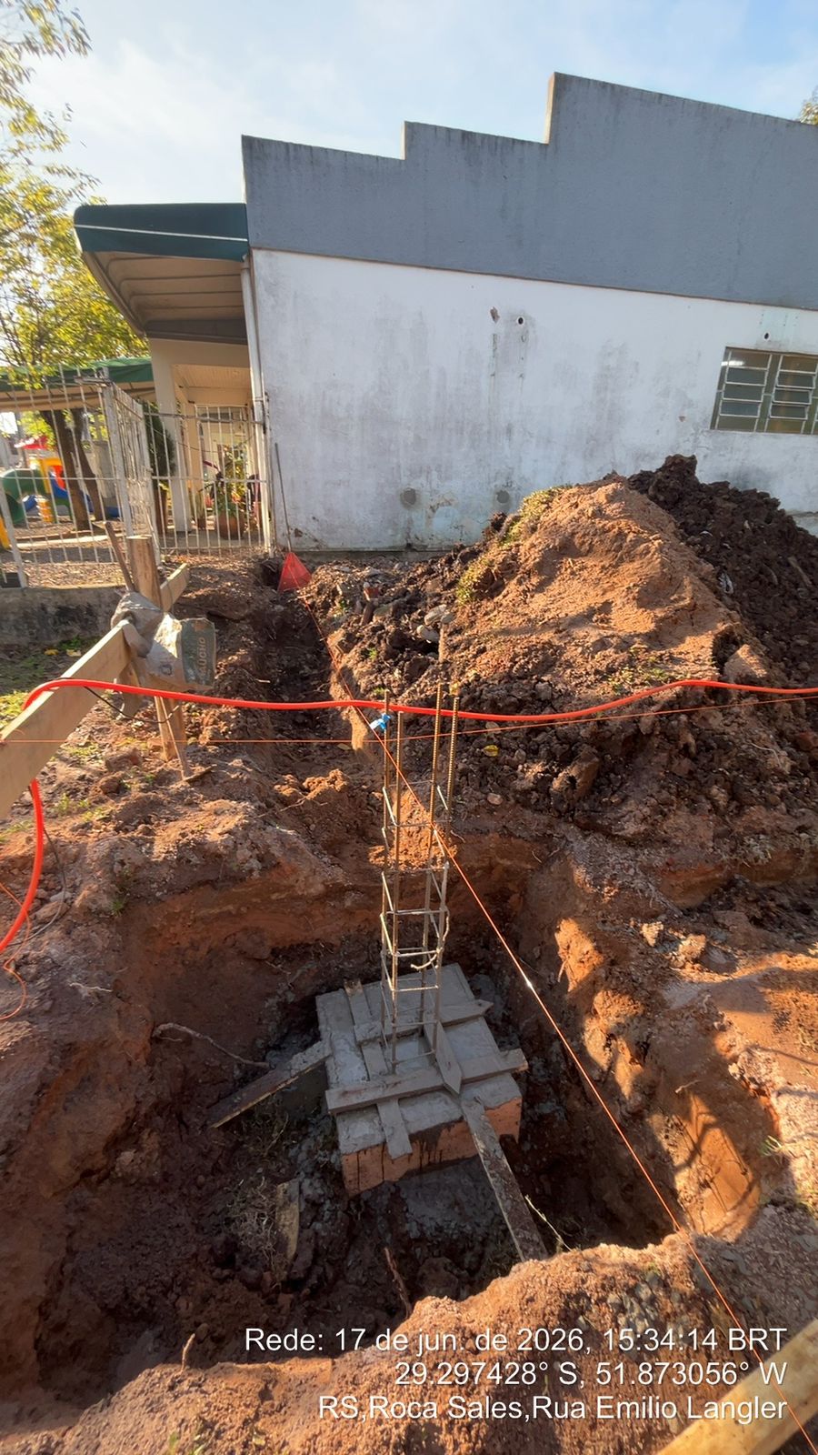 Foto da obra Ampliação e reforma da EMEI Arco Íris