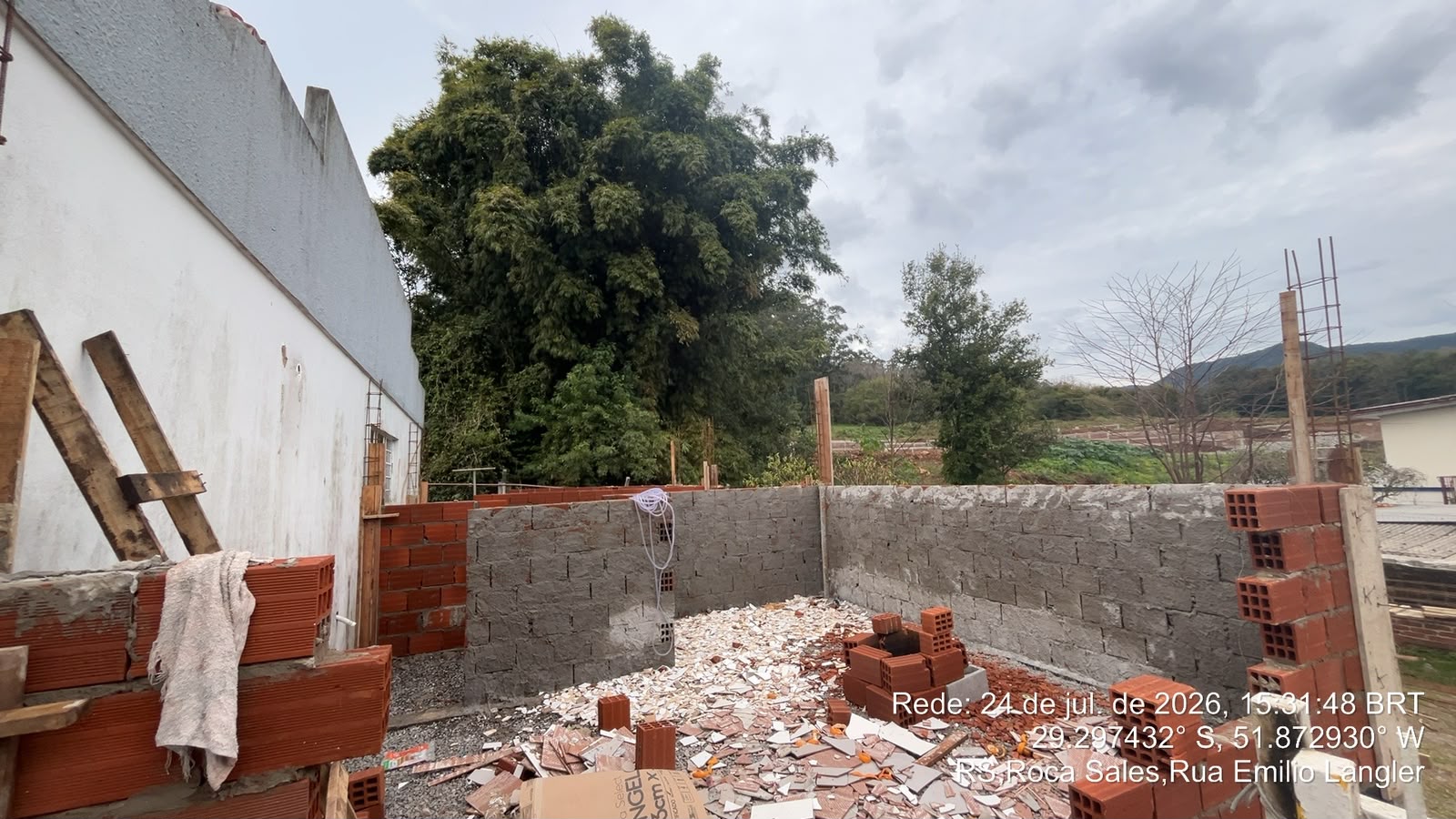 Foto da obra Ampliação e reforma da EMEI Arco Íris